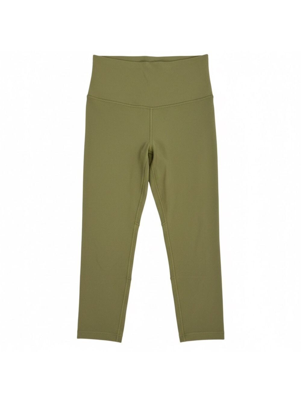 Lululemon Align High-Rise Crop 21" Bronze Green Size 6 EUC Nulu